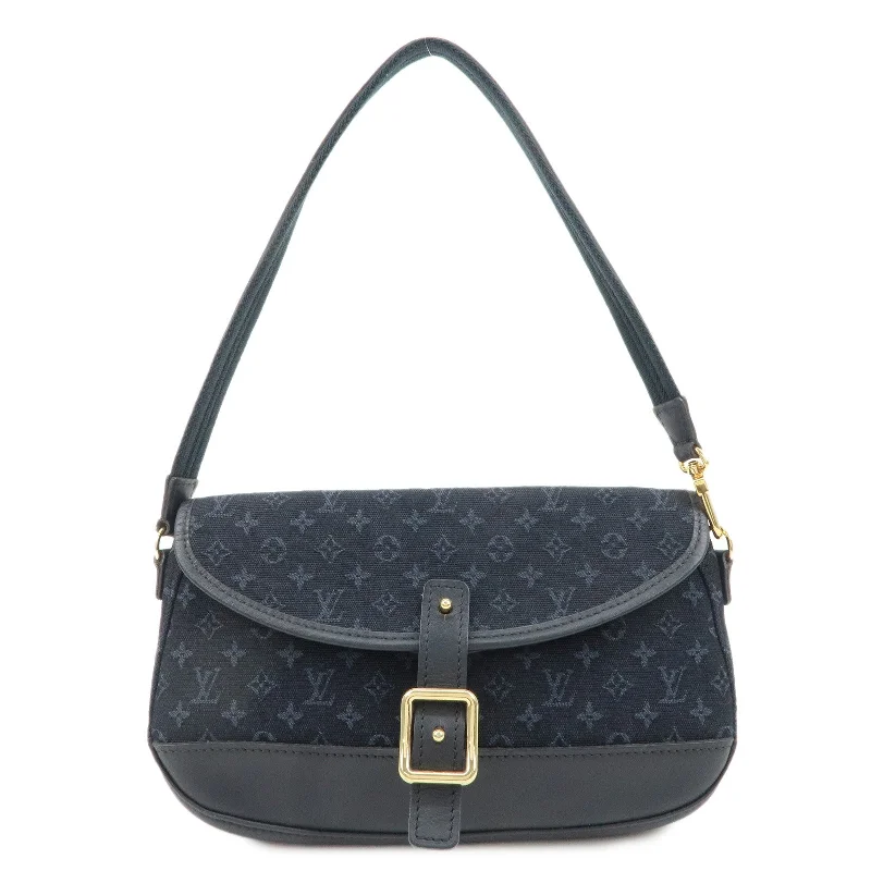 Louis Vuitton bags with a zip - around closure for enhanced securityLouis Vuitton Monogram Mini Marjorie Shoulder Bag Blue M92692