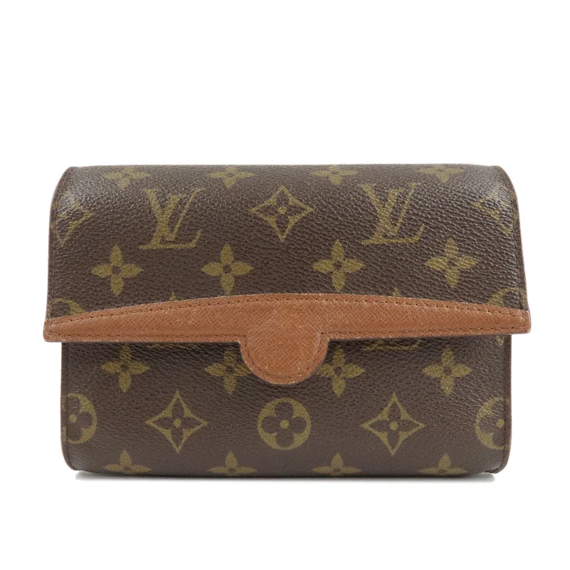 Louis Vuitton bags with a zip - around closure for enhanced securityLouis Vuitton Monogram Arche Waist Pouch Brown M51975