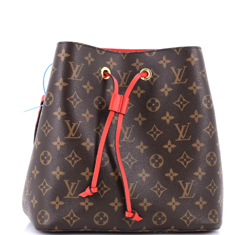 Louis Vuitton bags with a front - zip pocket for small items like keysNeoNoe Handbag Monogram Canvas MM