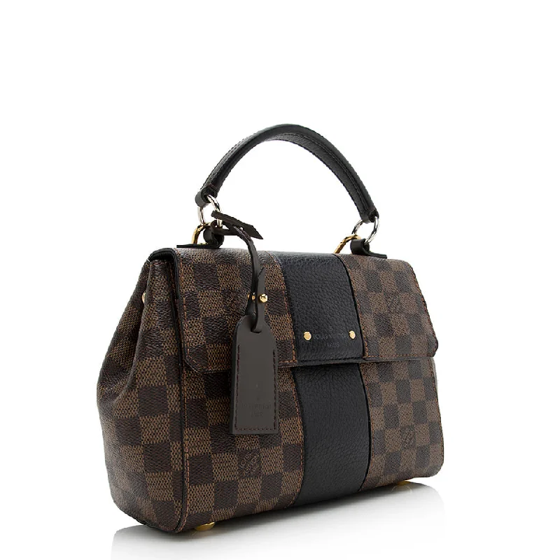 Louis Vuitton backpacks with a sleek, minimalist design for styleLouis Vuitton Damier Ebene Bond Street BB Satchel (21499)