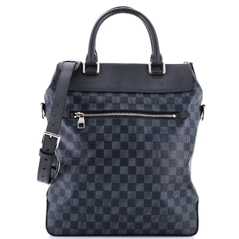 Louis Vuitton tote bags with a spacious interior and multiple pocketsGreenwich Tote Damier Cobalt