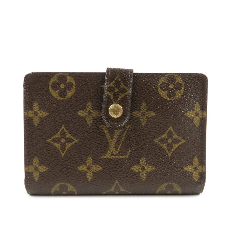 Louis Vuitton bags with a magnetic snap closure for easy accessLouis Vuitton Monogram Porte Monnaie Billets Viennois M61663