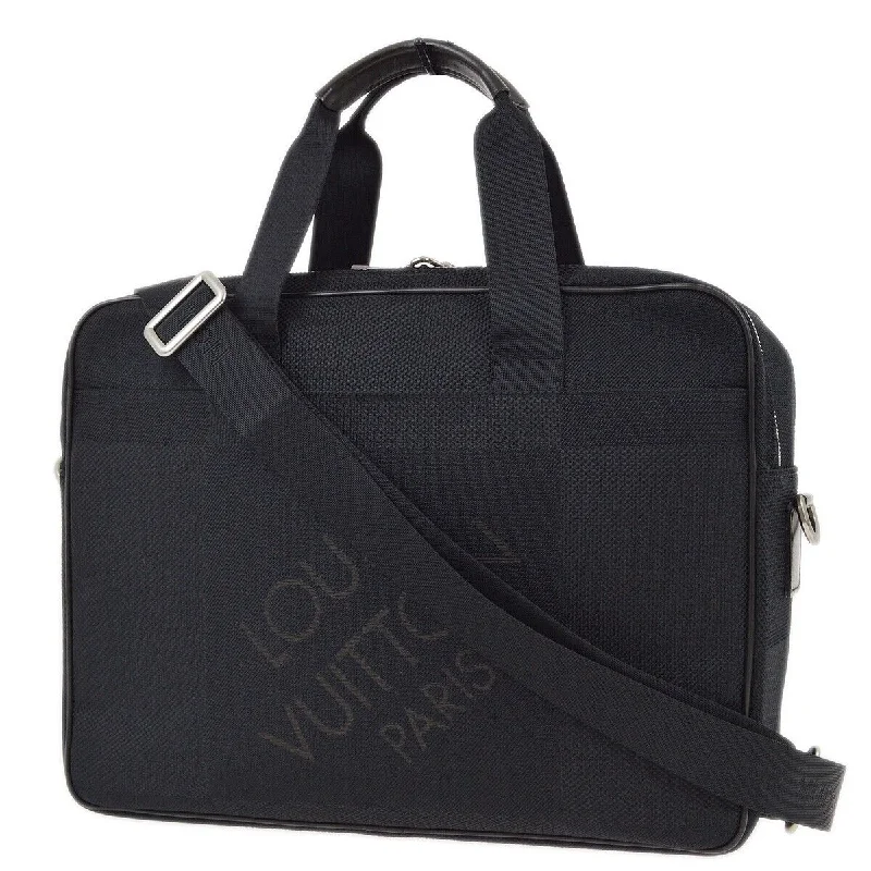 Louis Vuitton bags with a front - zip pocket for small items like keysLouis Vuitton Black Damier Geant Associe