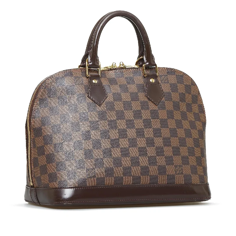 Louis Vuitton Twist bags with a crystal - embellished LV - turnlockLouis Vuitton Damier Ebene Alma PM (Wa7pcG)