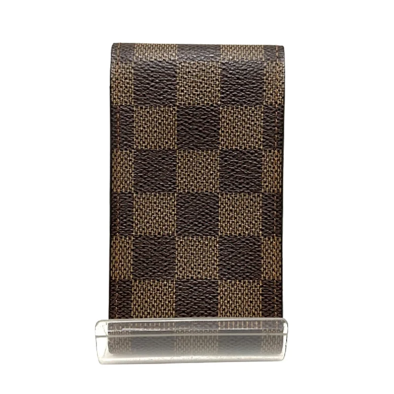 Louis Vuitton backpacks with a multi - pocket organization for functionalityLouis Vuitton Brown Canvas etui  cigarettes wallet accessories