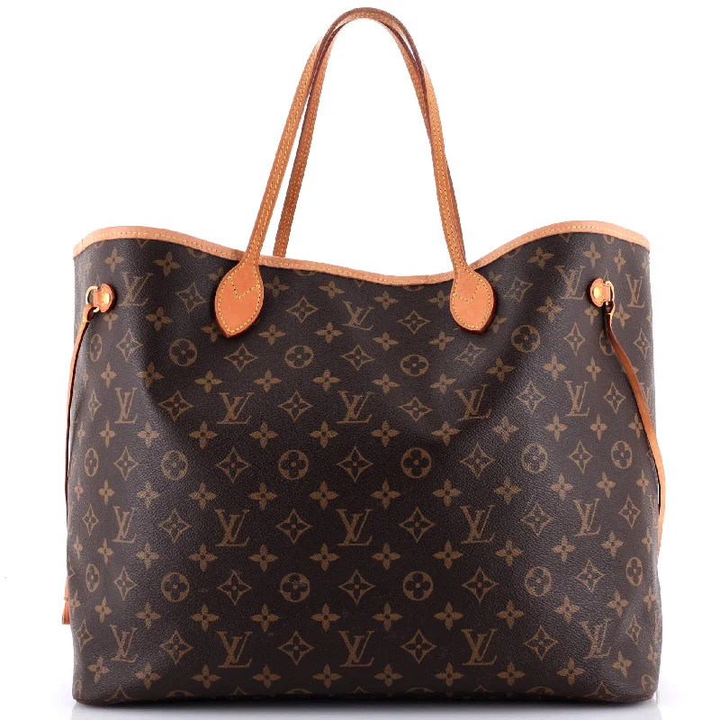 Louis Vuitton crossbody bags with a printed floral pattern for femininityNeverfull Tote Monogram Canvas GM