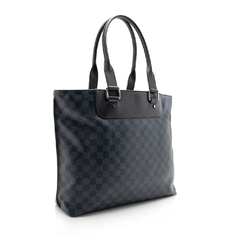 Louis Vuitton Speedy bags in monogram canvas for a classic lookLouis Vuitton Damier Cobalt Voyage Tote (14656)