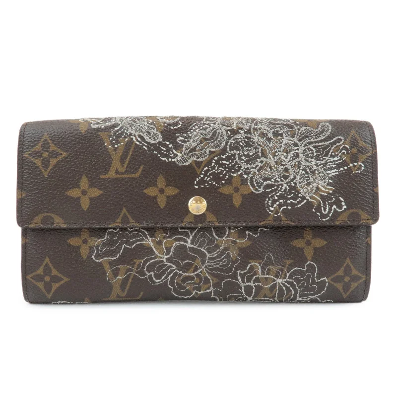 Louis Vuitton bags with a zip - around closure for enhanced securityLouis Vuitton Monogram Dantelle Portefeuille Sarah Wallet M95390