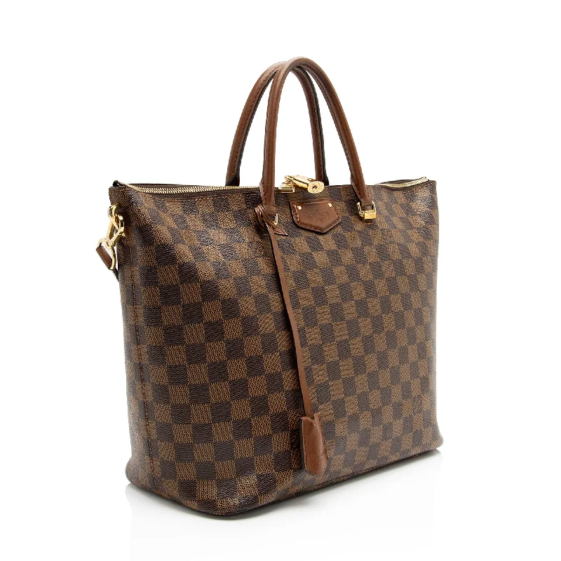 Louis Vuitton Twist bags with a crystal - embellished LV - turnlockLouis Vuitton Damier Ebene Belmont Tote (e1PDWV)