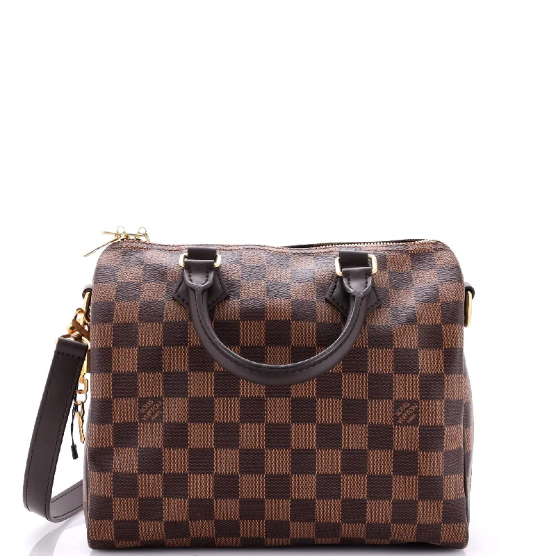 Louis Vuitton backpacks with a multi - pocket organization for functionalitySpeedy Bandouliere Bag Damier 25