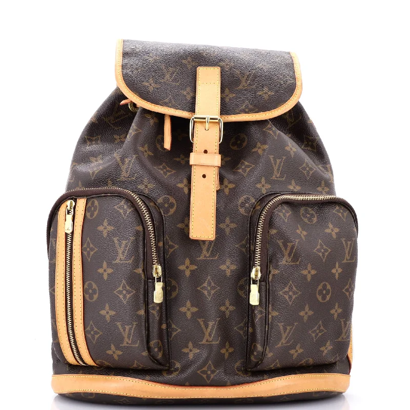 Louis Vuitton crossbody bags in a bold red color for a statementBosphore Backpack Monogram Canvas