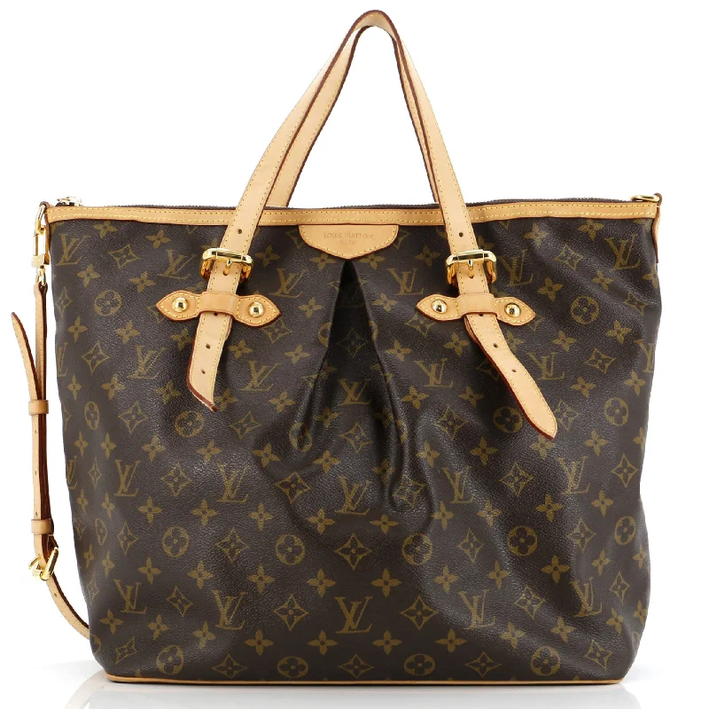 Ladies Louis Vuitton shoulder bags with a magnetic - closure flap for easePalermo Handbag Monogram Canvas GM