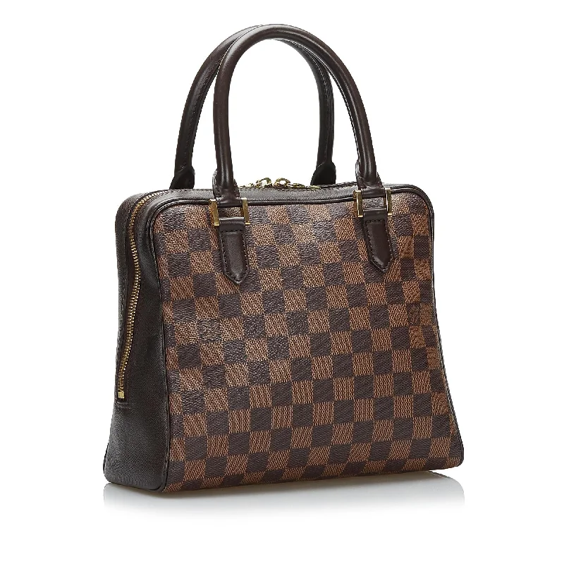 Louis Vuitton tote bags with a double - handle and shoulder - strap optionLouis Vuitton Damier Ebene Brera (keuFMb)