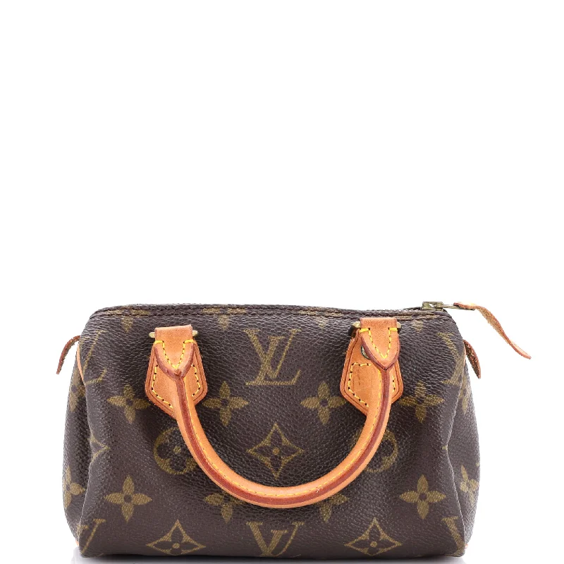 Louis Vuitton handbags with a beaded trim for a touch of glamourSpeedy Mini HL Handbag Monogram Canvas