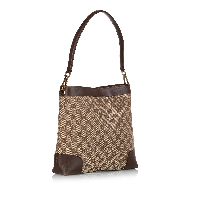 Women Gucci Sylvie bags with a detachable ribbon detailGucci GG Canvas Shoulder Bag (29189)