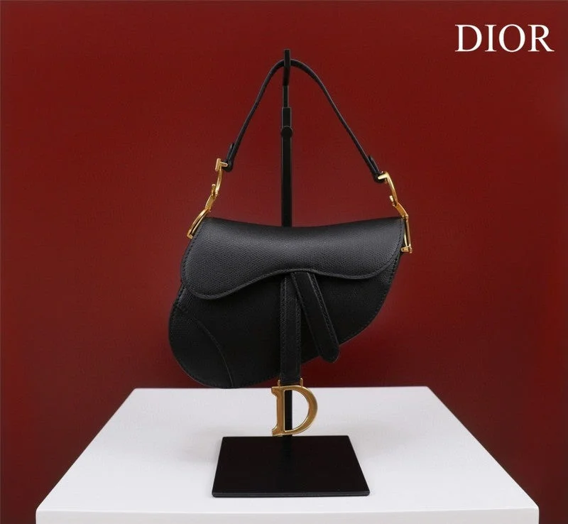 Christian Dior handbags with a snap - button closure and a decorative buckleDior Bag