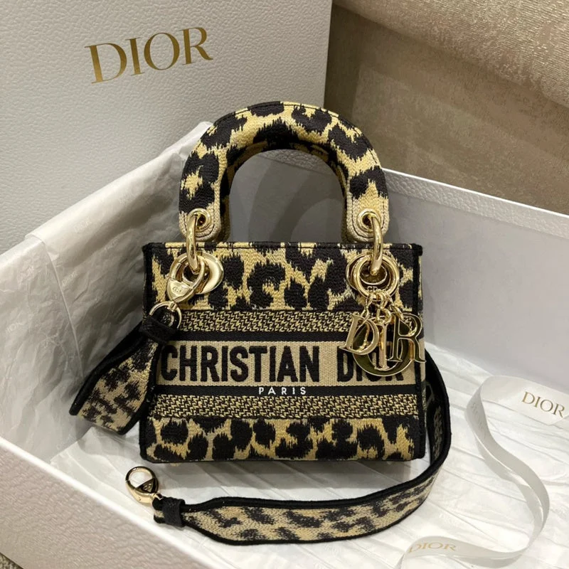 Christian Dior tote bags with a printed Dior logo on the frontDior Bag