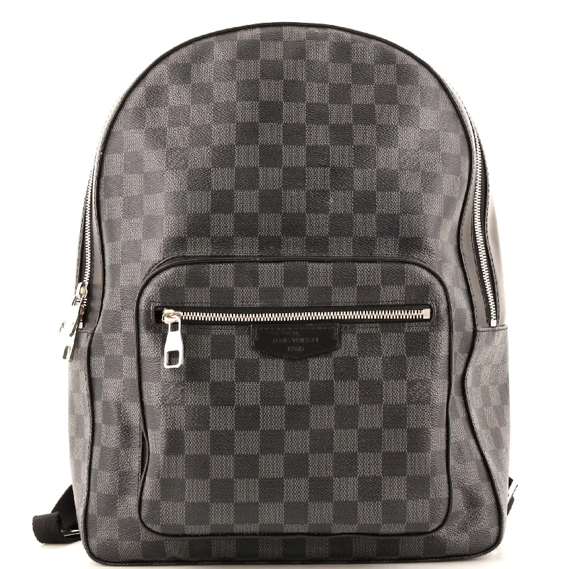 Christian Dior Saddle bags with a distressed leather finishJosh Backpack Damier Graphite