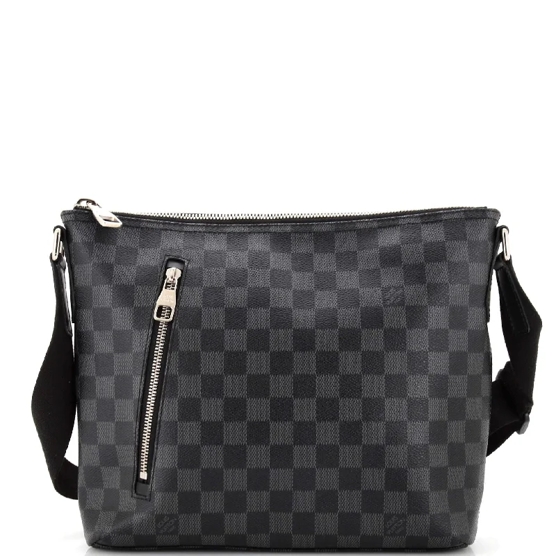 Christian Dior Saddle bags with a studded trim for a bold lookMick Messenger Bag Damier Graphite PM