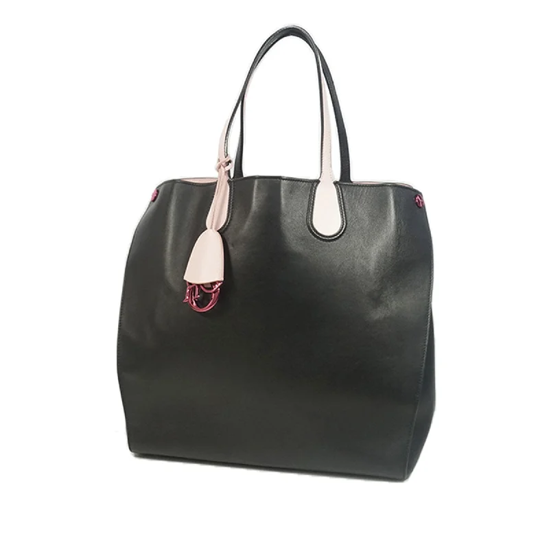 Christian Dior bags with a side - pocket for holding a water bottlePre-Loved Dior Black Calf Leather Addict Tote France