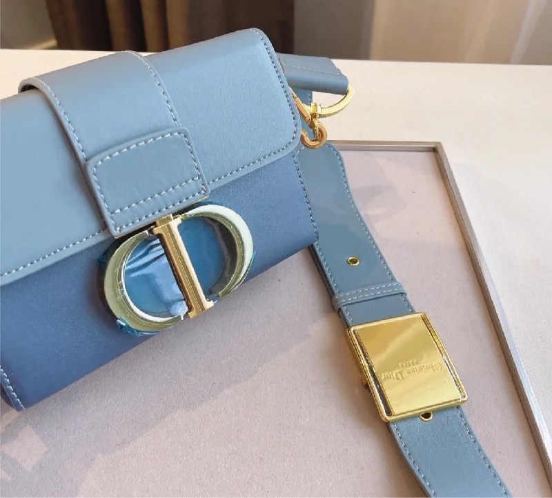 Christian Dior Saddle bags with a studded trim for a bold lookSmall woman Dior crossbody