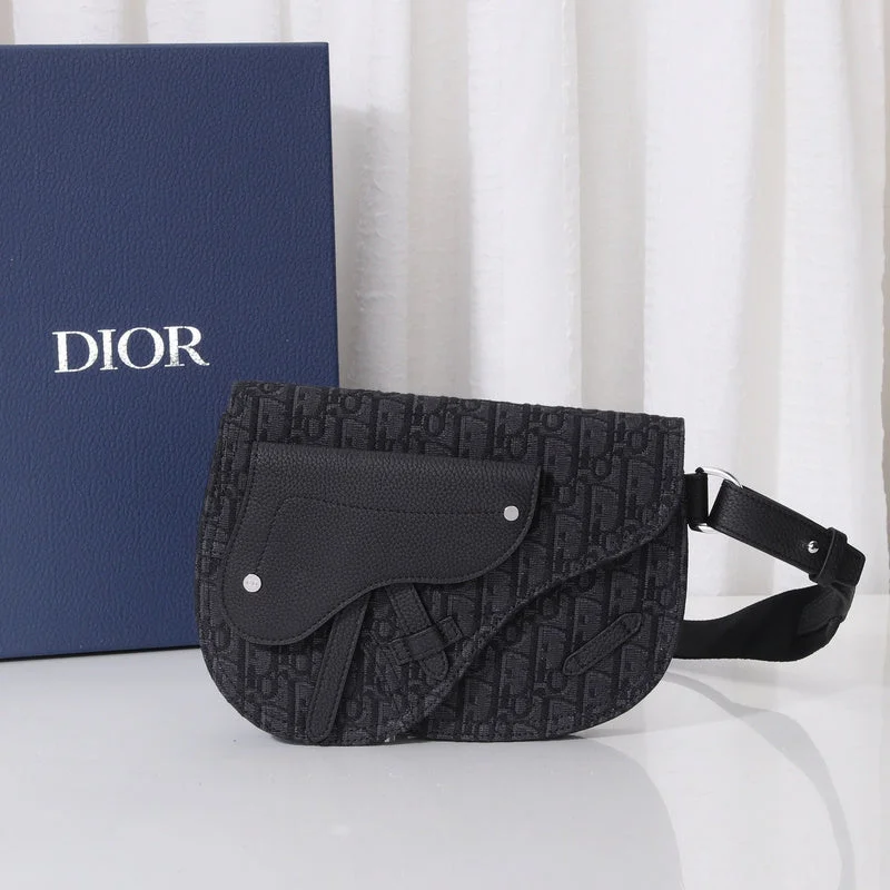 Christian Dior Saddle bags with a distressed leather finishWF - Dior Bags - 153