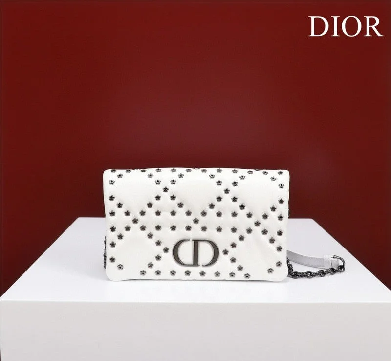 Christian Dior handbags with a detachable mirror for on - the - go touch - upsDior Bag